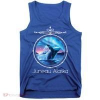 Juneau Alaska Whale Watching Aurora Borealis Souvenir Gift Tank Top thumb 0