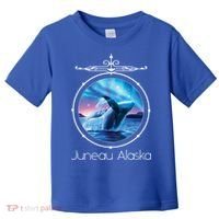 Juneau Alaska Whale Watching Aurora Borealis Souvenir Gift Toddler T-Shirt thumb 0