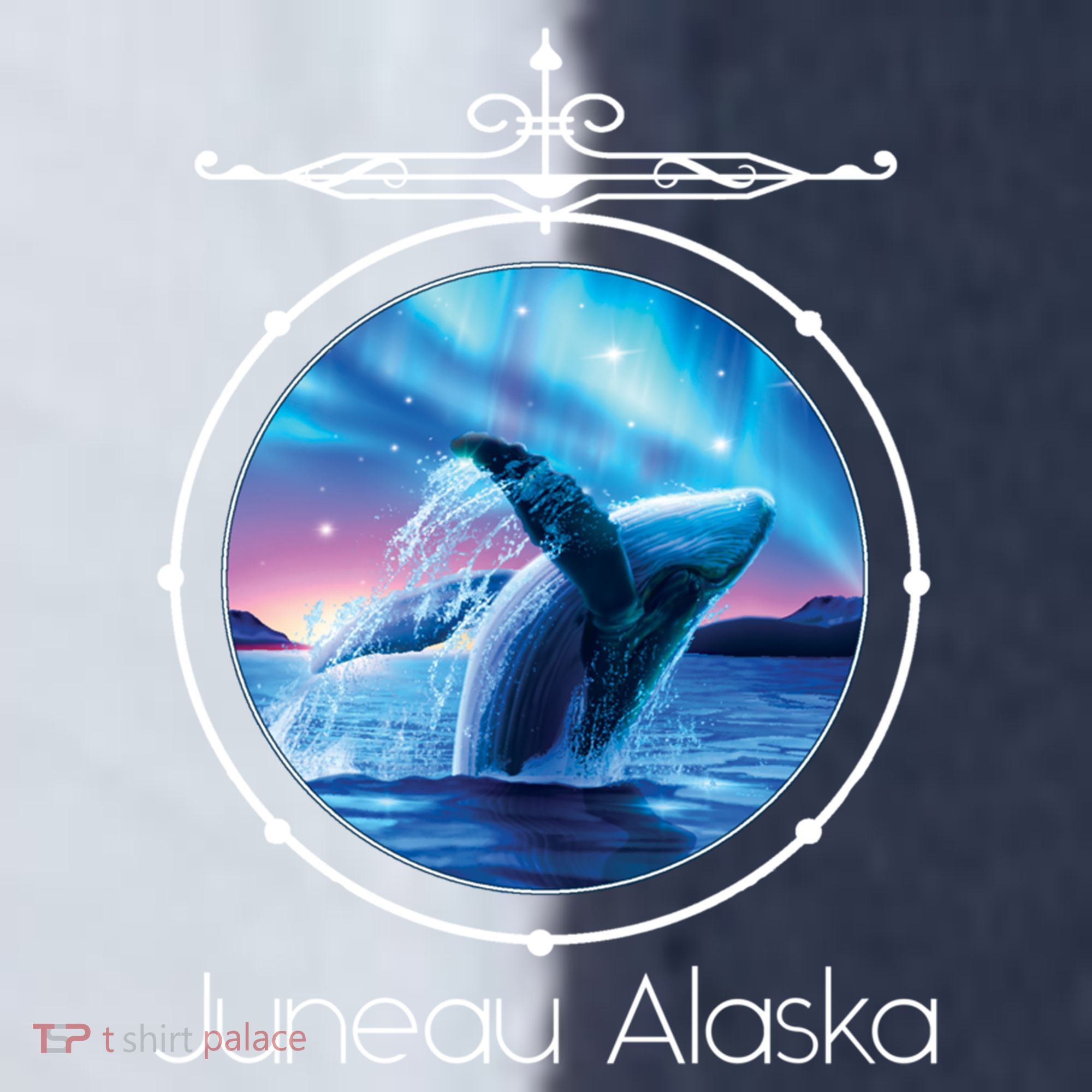 Juneau Alaska Whale Watching Aurora Borealis Souvenir Gift Sport-Tek Competitor United Soccer Jersey