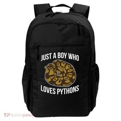 Just A Who Loves Ball Pythons Cute Ball Python Snake Gift Backpack
