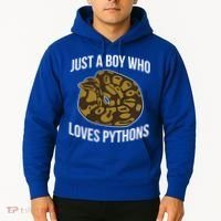 Just A Who Loves Ball Pythons Cute Ball Python Snake Gift Hoodie thumb 2