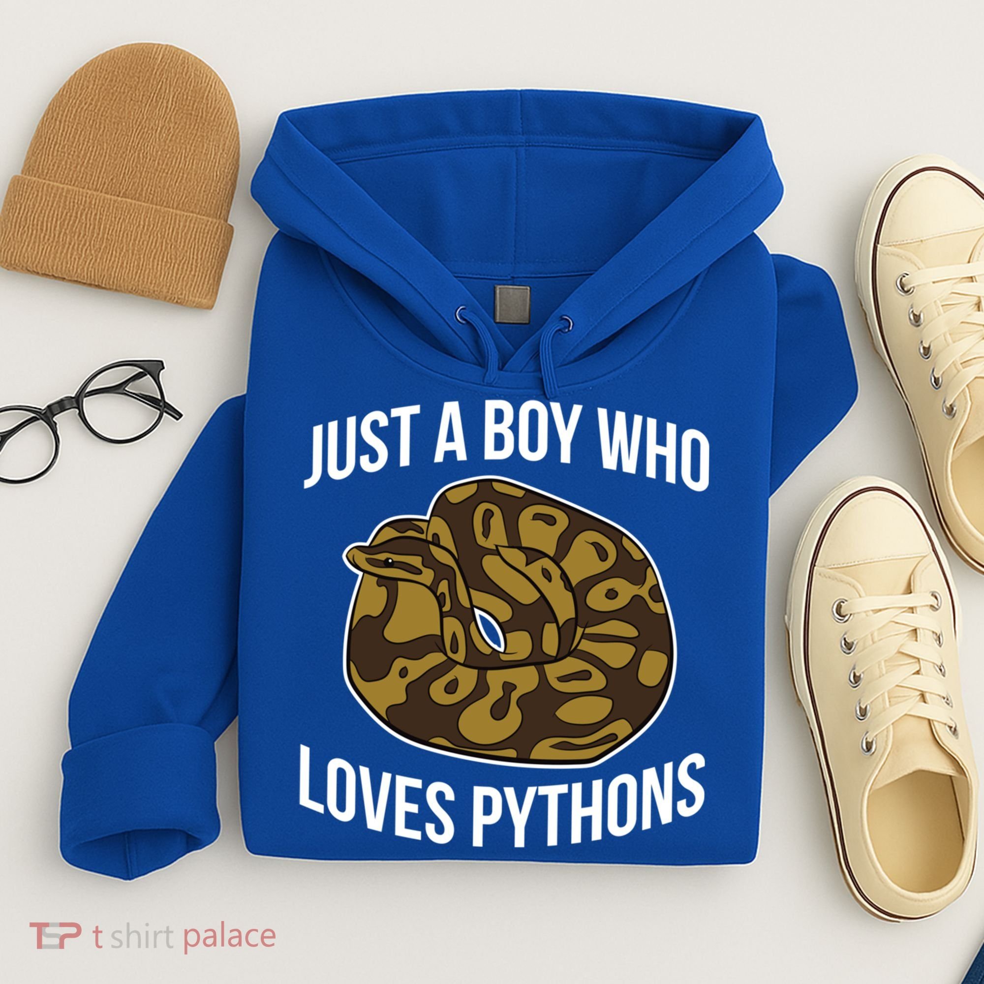Just A Who Loves Ball Pythons Cute Ball Python Snake Gift Hoodie