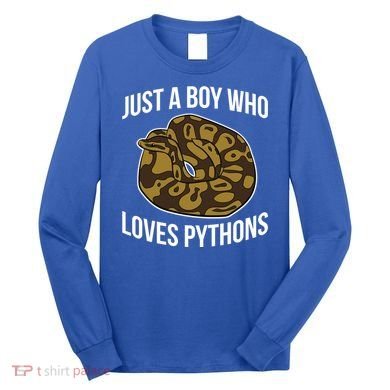 Just A Who Loves Ball Pythons Cute Ball Python Snake Gift Long Sleeve Shirt