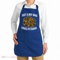 Just A Who Loves Ball Pythons Cute Ball Python Snake Gift Apron thumb 2
