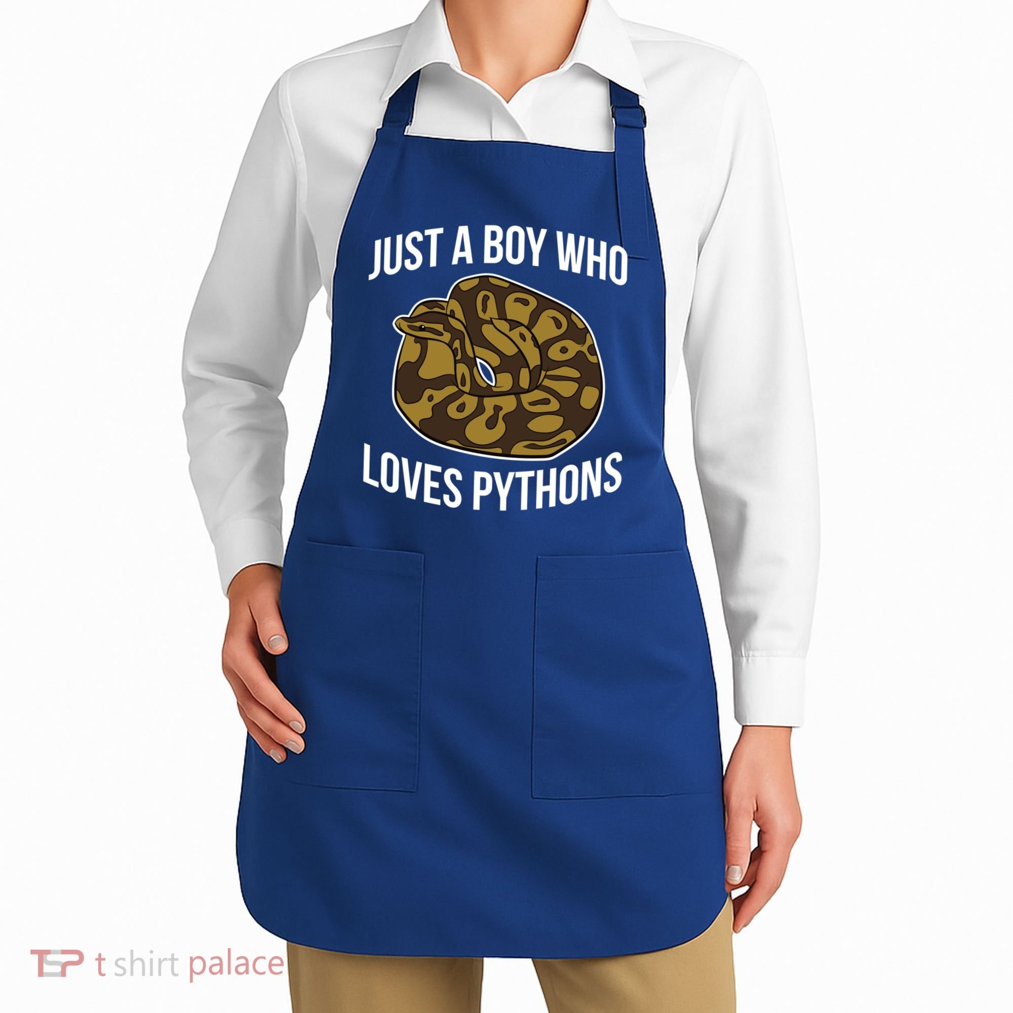 Just A Who Loves Ball Pythons Cute Ball Python Snake Gift Apron