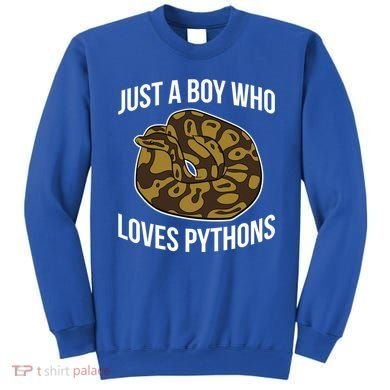 Just A Who Loves Ball Pythons Cute Ball Python Snake Gift Sweatshirt