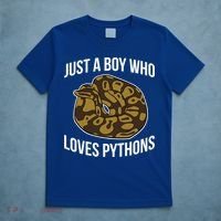 Just A Who Loves Ball Pythons Cute Ball Python Snake Gift T-Shirt thumb 5