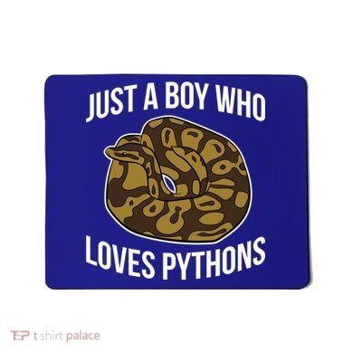 Just A Who Loves Ball Pythons Cute Ball Python Snake Gift Mousepad