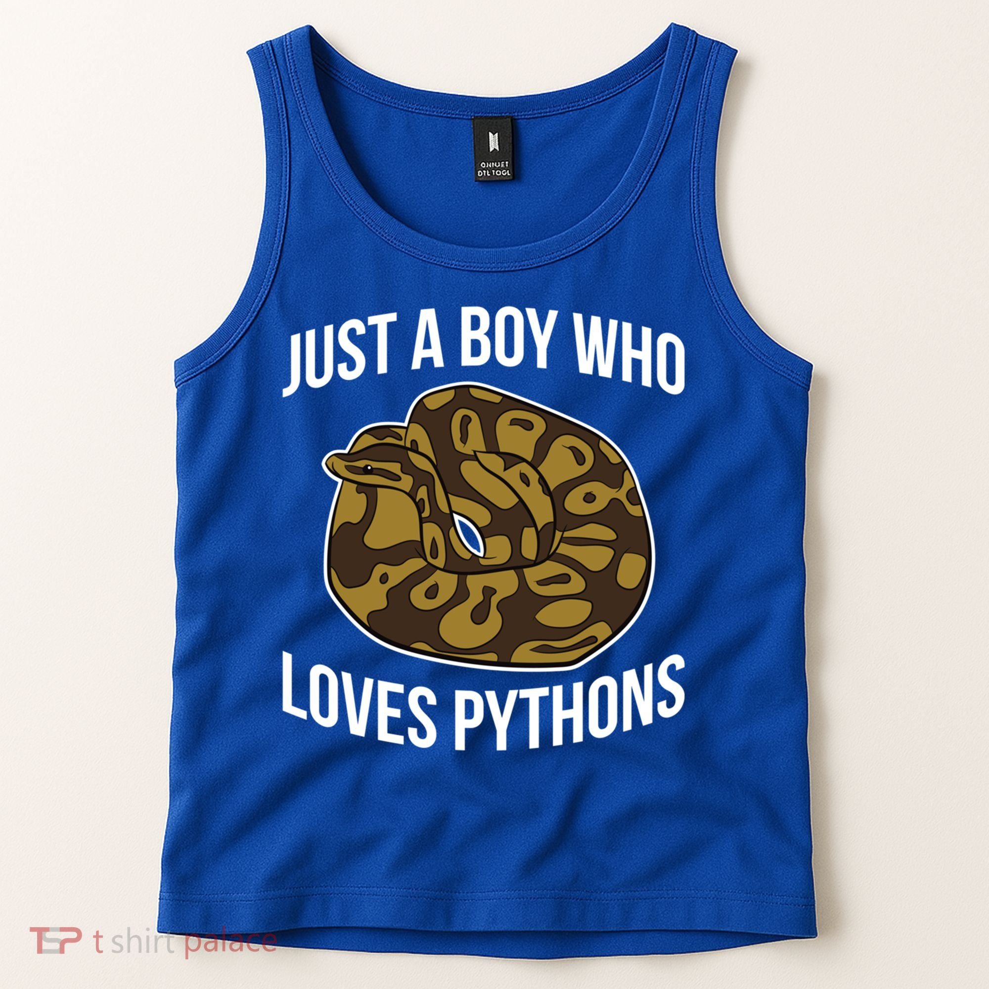 Just A Who Loves Ball Pythons Cute Ball Python Snake Gift Tank Top