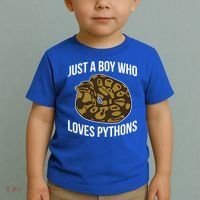 Just A Who Loves Ball Pythons Cute Ball Python Snake Gift Toddler T-Shirt thumb 2