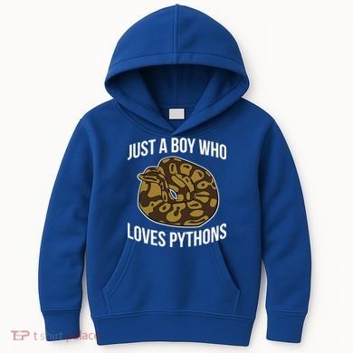 Just A Who Loves Ball Pythons Cute Ball Python Snake Gift Kids Hoodie