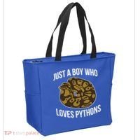 Just A Who Loves Ball Pythons Cute Ball Python Snake Gift Tote Bag thumb 2