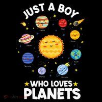 Just A Who Loves Planets & Solar System Space Science City Backpack thumb 2