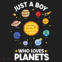 Just A Who Loves Planets & Solar System Space Science Beanie thumb 2