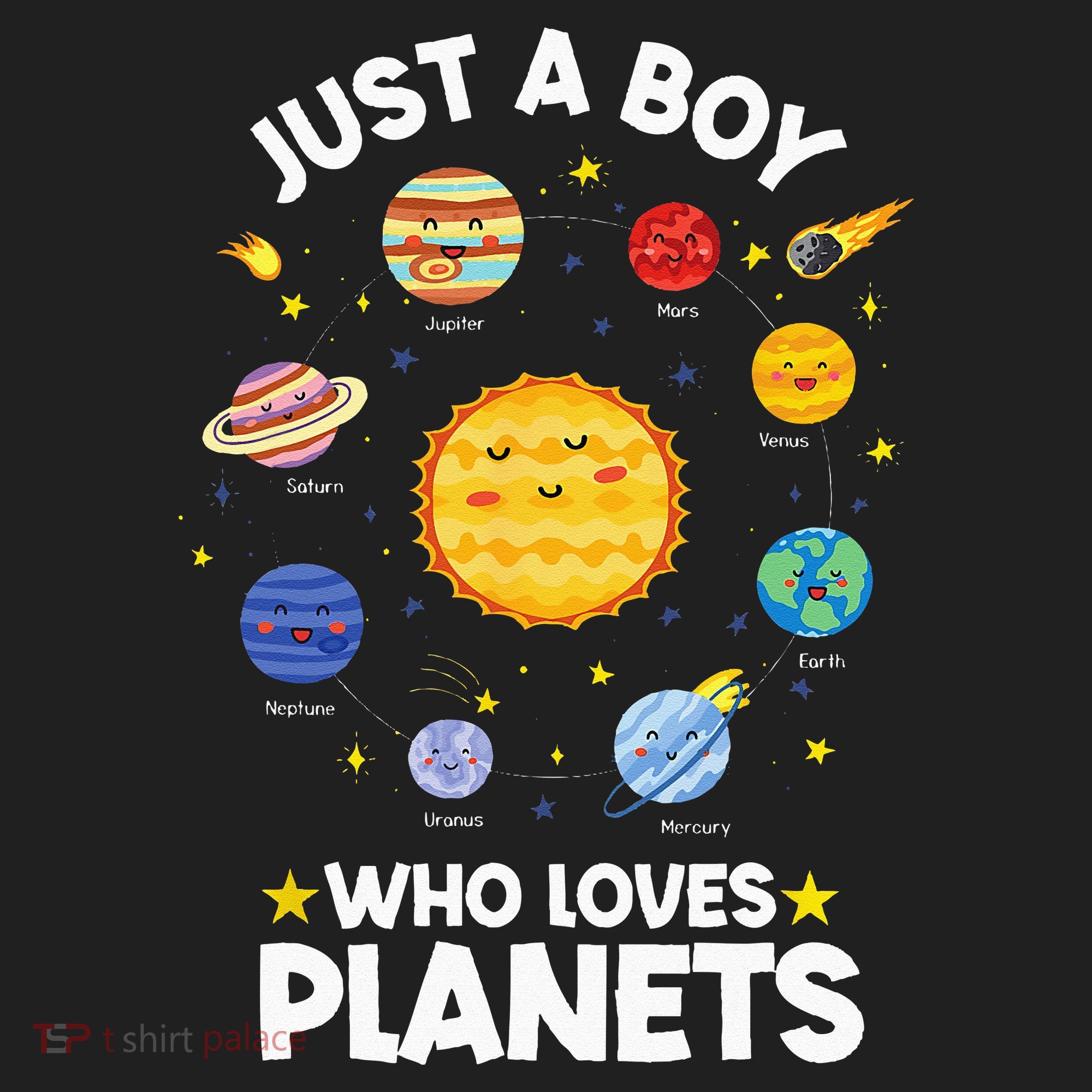 Just A Who Loves Planets & Solar System Space Science Hat