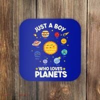 Just A Who Loves Planets & Solar System Space Science Coaster thumb 0