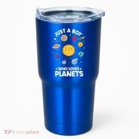 Just A Who Loves Planets & Solar System Space Science Tumbler thumb 0