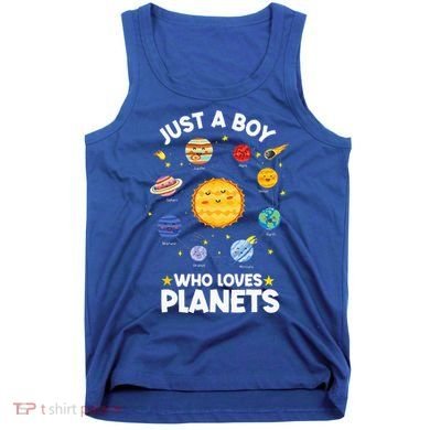 Just A Who Loves Planets & Solar System Space Science Tank Top