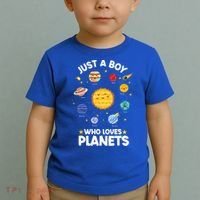 Just A Who Loves Planets & Solar System Space Science Toddler T-Shirt thumb 2