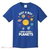 Just A Who Loves Planets & Solar System Space Science Kids T-Shirt thumb 0