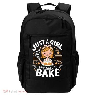 Just A Who Loves To Bake Cute Baking Lover Graphic Gift Backpack