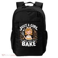 Just A Who Loves To Bake Cute Baking Lover Graphic Gift Backpack thumb 0