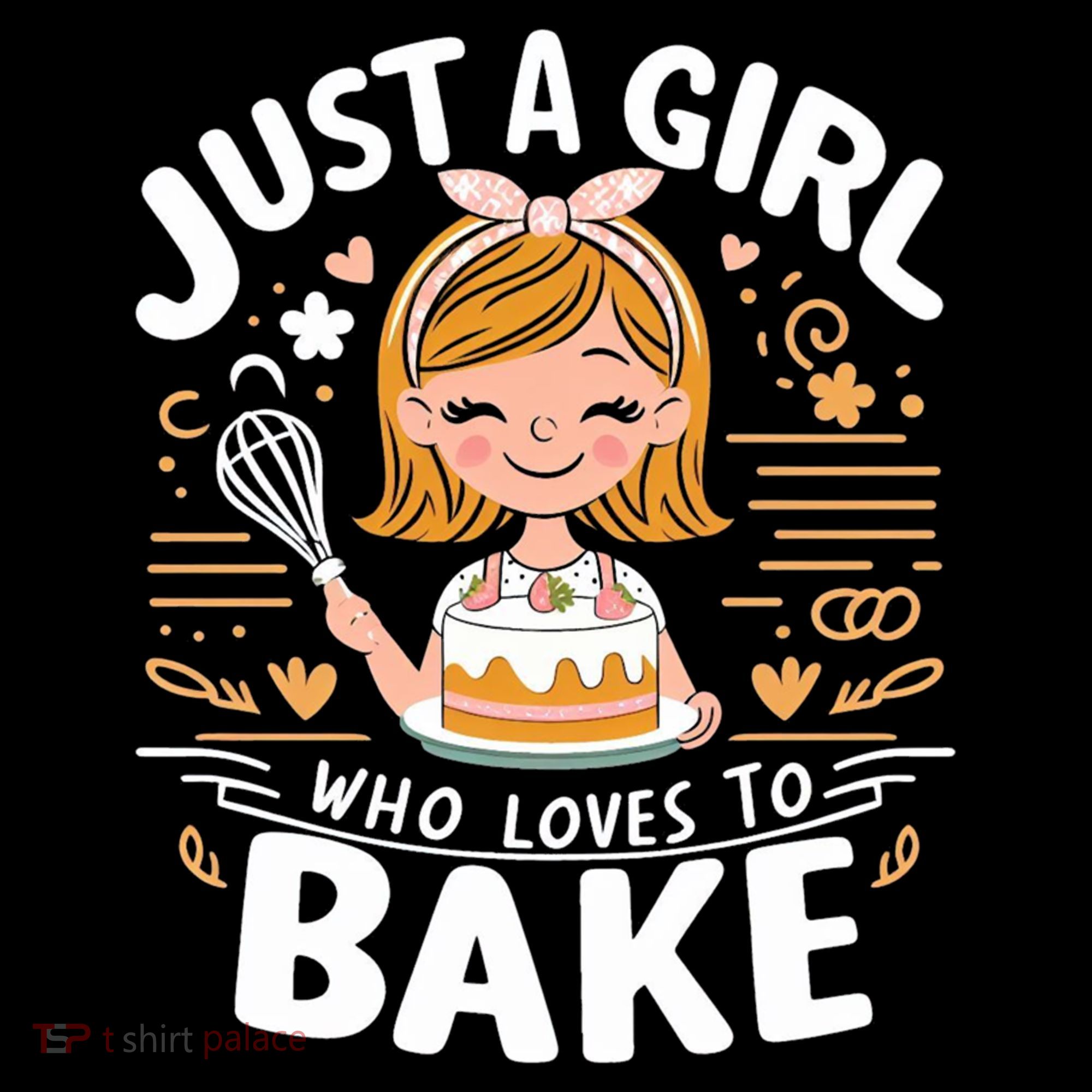 Just A Who Loves To Bake Cute Baking Lover Graphic Gift Bucket Hat