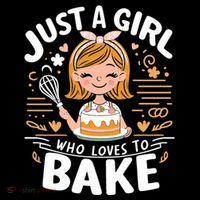Just A Who Loves To Bake Cute Baking Lover Graphic Gift Pajama Set thumb 2