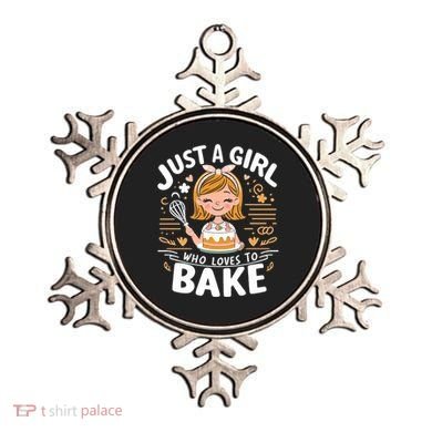 Just A Who Loves To Bake Cute Baking Lover Graphic Gift Ornament