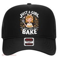 Just A Who Loves To Bake Cute Baking Lover Graphic Gift Hat thumb 0