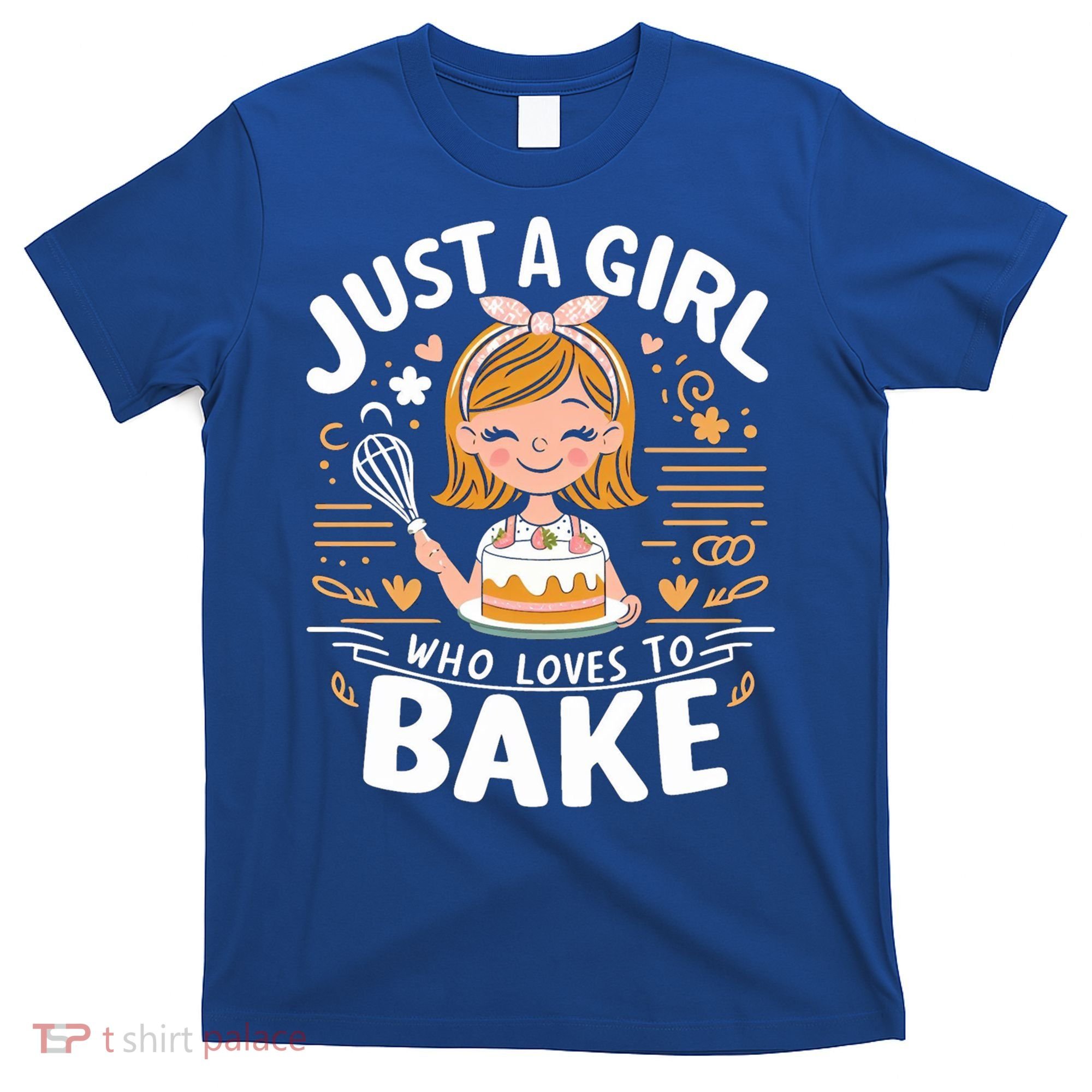 Just A Who Loves To Bake Cute Baking Lover Graphic Gift T-Shirt