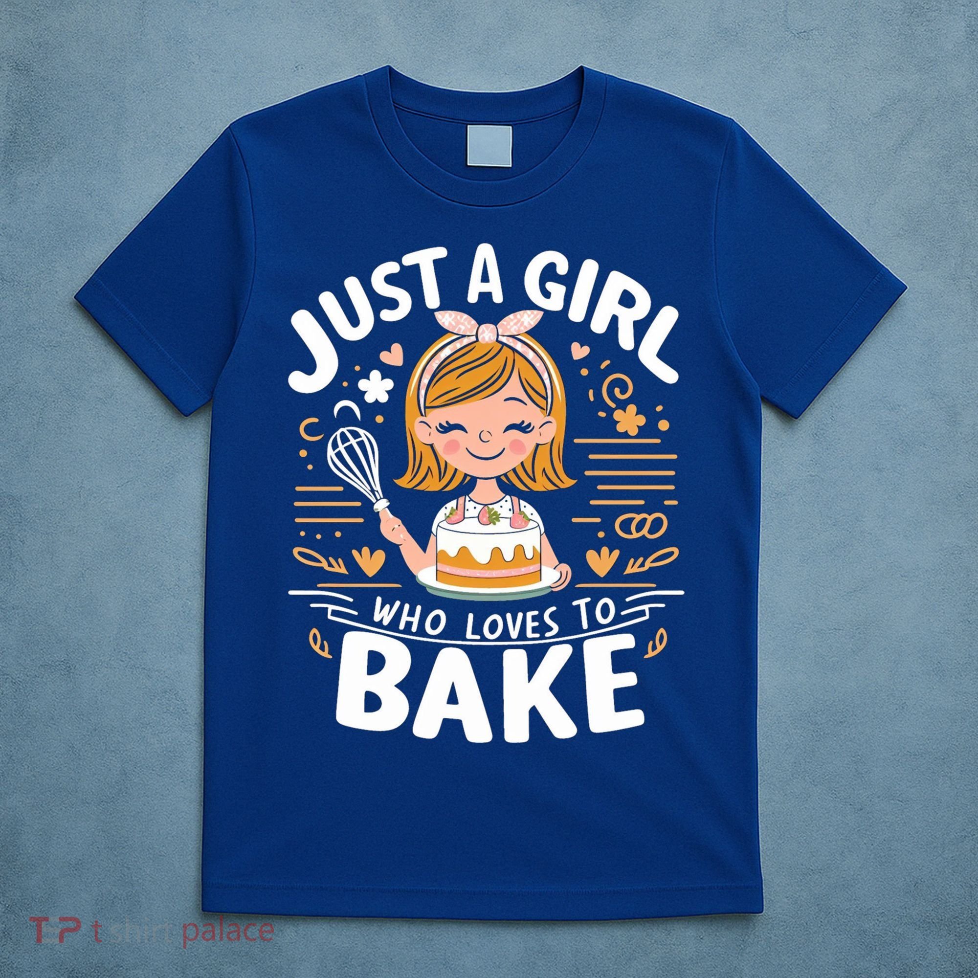 Just A Who Loves To Bake Cute Baking Lover Graphic Gift T-Shirt