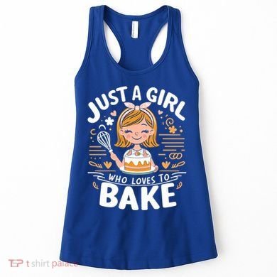 Just A Who Loves To Bake Cute Baking Lover Graphic Gift Women's Tank Top
