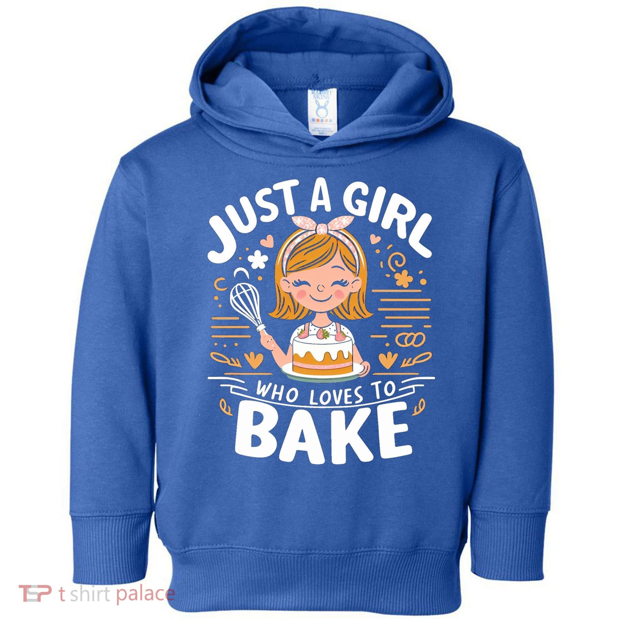 Just A Who Loves To Bake Cute Baking Lover Graphic Gift Toddler Hoodie