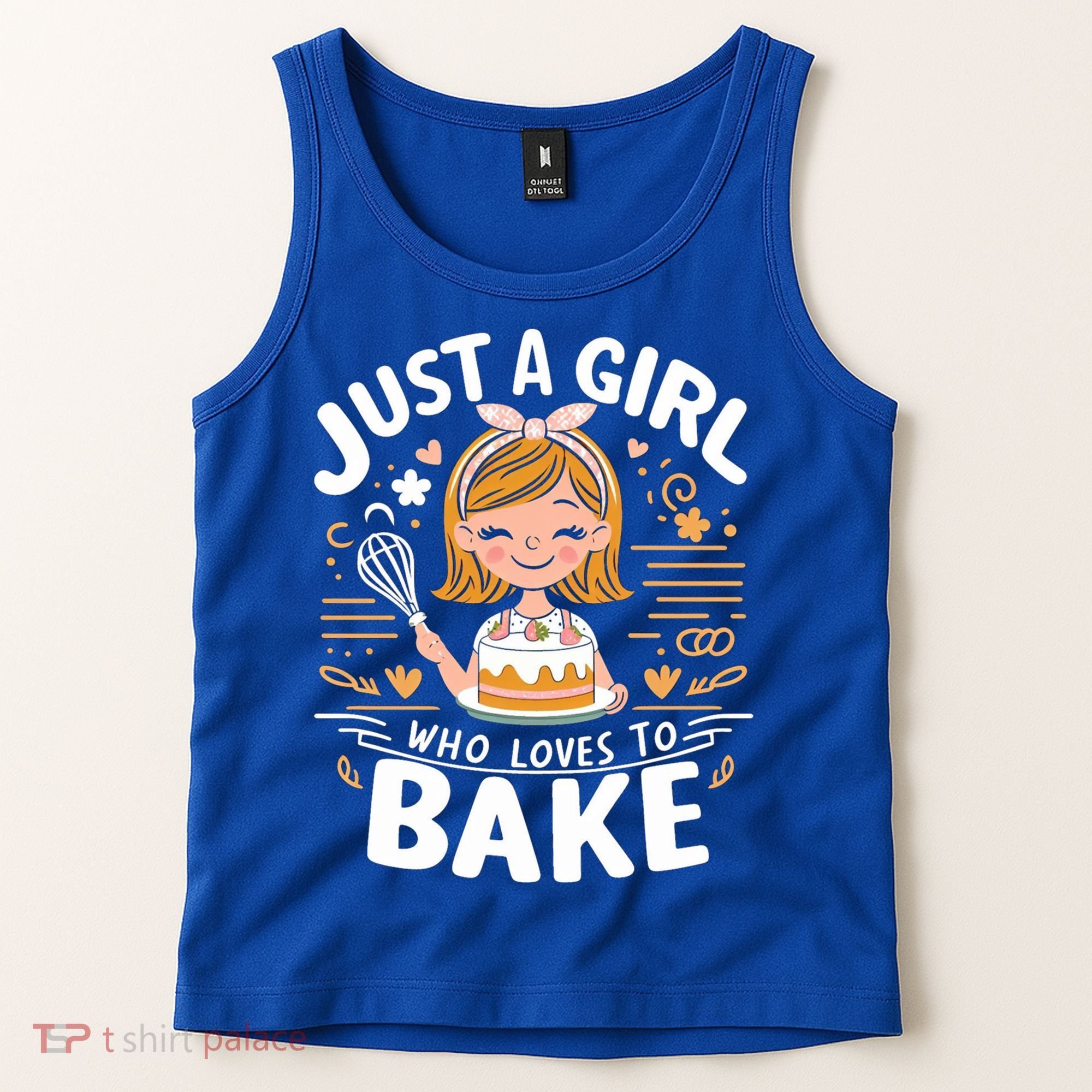 Just A Who Loves To Bake Cute Baking Lover Graphic Gift Tank Top