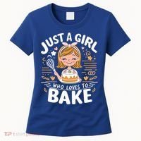 Just A Who Loves To Bake Cute Baking Lover Graphic Gift Women's T-Shirt thumb 0