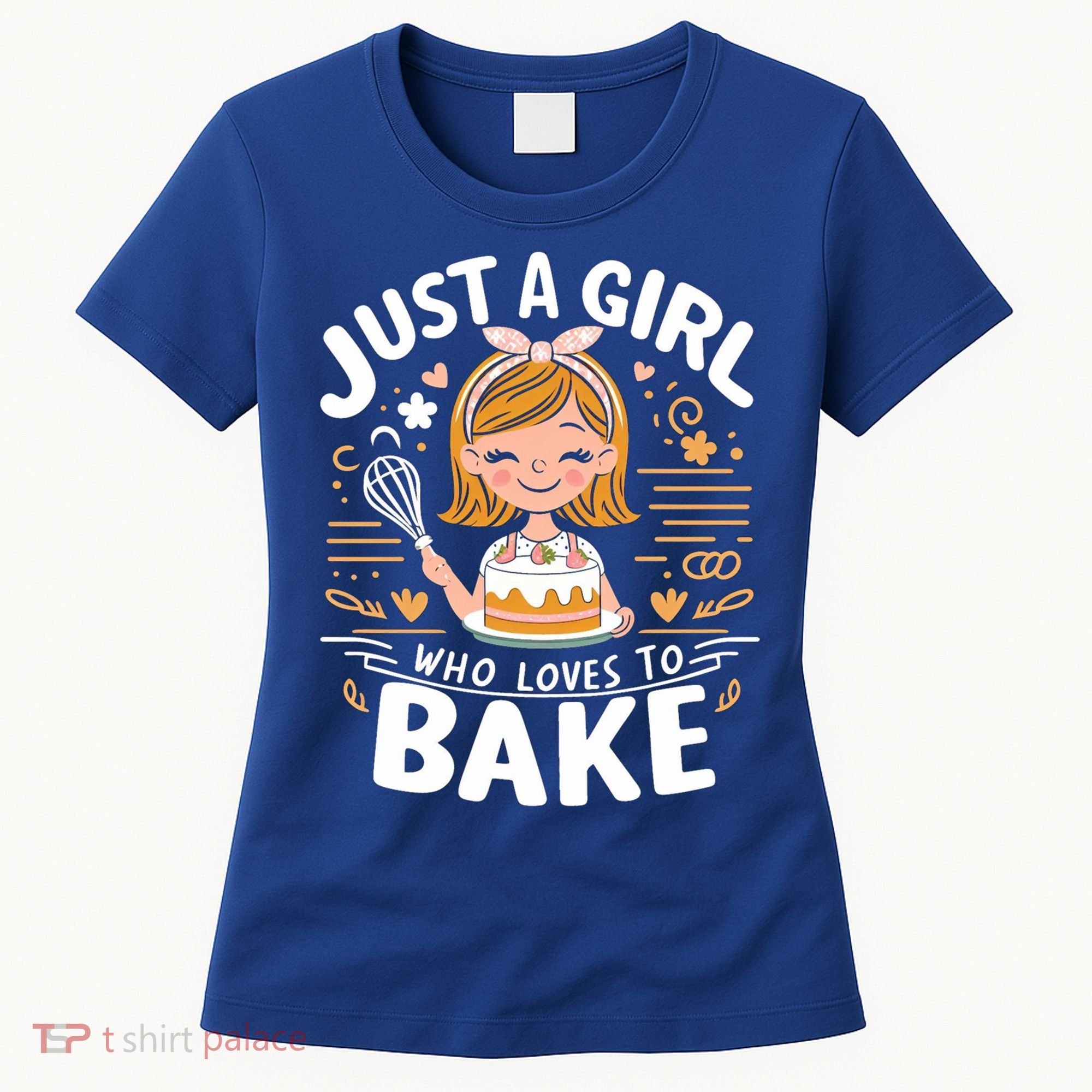 Just A Who Loves To Bake Cute Baking Lover Graphic Gift Women's T-Shirt