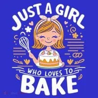 Just A Who Loves To Bake Cute Baking Lover Graphic Gift Kids Sweatshirt thumb 2