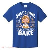 Just A Who Loves To Bake Cute Baking Lover Graphic Gift Kids T-Shirt thumb 0