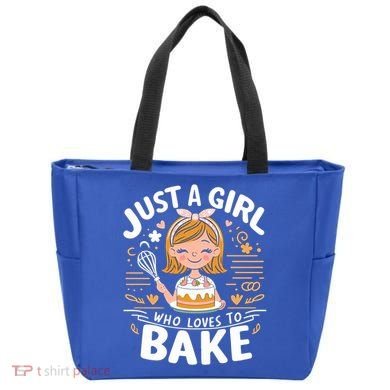 Just A Who Loves To Bake Cute Baking Lover Graphic Gift Tote Bag