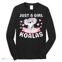 Just A  Who Loves Koala Bear Long Sleeve Shirt thumb 0