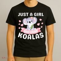 Just A  Who Loves Koala Bear T-Shirt thumb 3