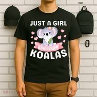 Just A  Who Loves Koala Bear T-Shirt thumb 6