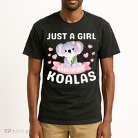 Just A  Who Loves Koala Bear Tall T-Shirt thumb 2