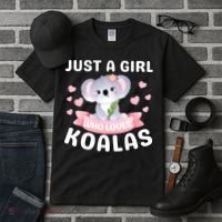 Just A  Who Loves Koala Bear Tall T-Shirt thumb 3