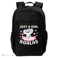 Just A  Who Loves Koala Bear Backpack thumb 0