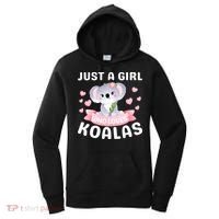 Just A  Who Loves Koala Bear Women's Hoodie thumb 0