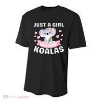 Just A  Who Loves Koala Bear Youth Performance Sprint T-Shirt thumb 0