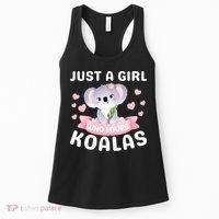 Just A  Who Loves Koala Bear Women's Tank Top thumb 0