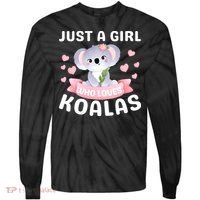 Just A  Who Loves Koala Bear Tie-Dye Long Sleeve Shirt thumb 0